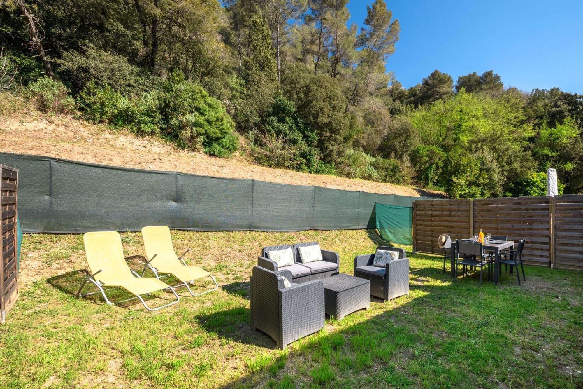 Cosy & Chill Appartements - 10 Min De La Mer - Jardin, Netflix, Terrasse, Fibre & Parking Cagnes-sur-Mer Exterior foto